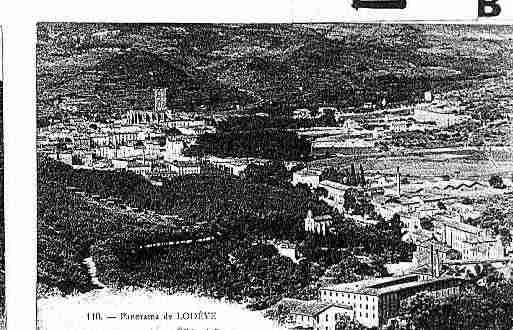 Ville de LODEVE Carte postale ancienne