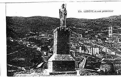 Ville de LODEVE Carte postale ancienne