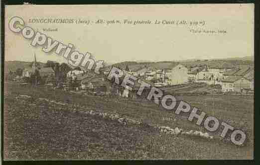 Ville de LONGCHAUMOIS Carte postale ancienne