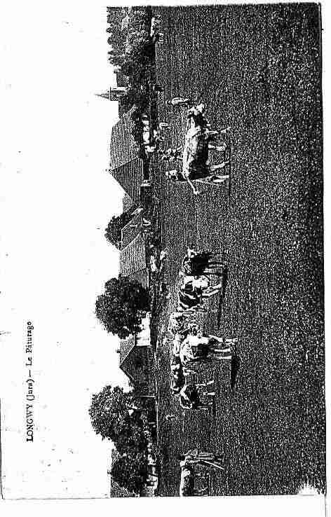 Ville de LONGWYSURLEDOUBS Carte postale ancienne