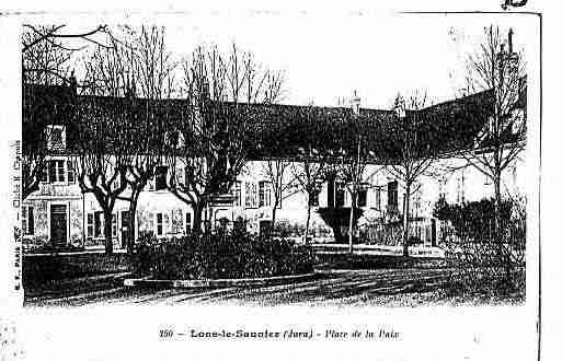 Ville de LONSLESAUNIER Carte postale ancienne