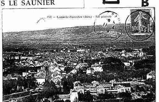 Ville de LONSLESAUNIER Carte postale ancienne