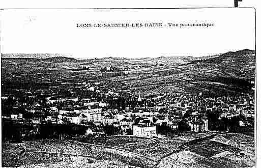 Ville de LONSLESAUNIER Carte postale ancienne