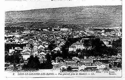 Ville de LONSLESAUNIER Carte postale ancienne