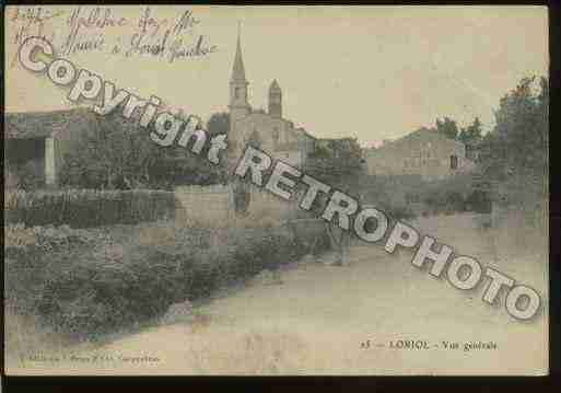 Ville de LORIOL Carte postale ancienne