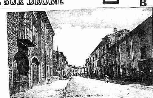 Ville de LORIOLSURDROME Carte postale ancienne