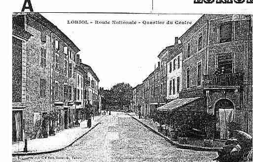 Ville de LORIOLSURDROME Carte postale ancienne Ville de LORIOLSURDROME Carte postale ancienne