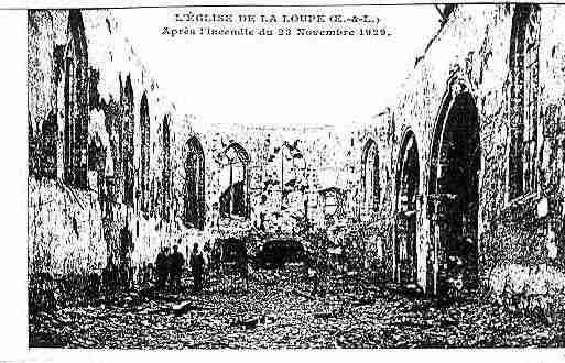 Ville de LOUPE(LA) Carte postale ancienne