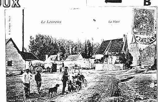 Ville de LOUROUX(LE) Carte postale ancienne