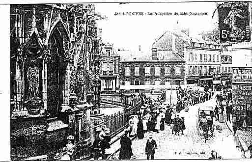 Ville de LOUVIERS Carte postale ancienne