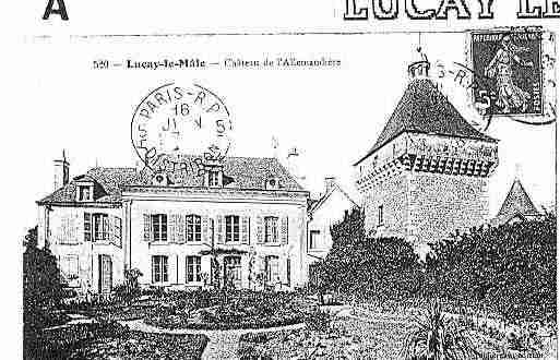 Ville de LUCAYLEMALE Carte postale ancienne