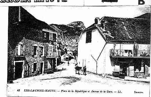 Ville de LUSLACROIXHAUTE Carte postale ancienne