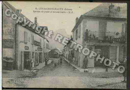 Ville de LUSLACROIXHAUTE Carte postale ancienne