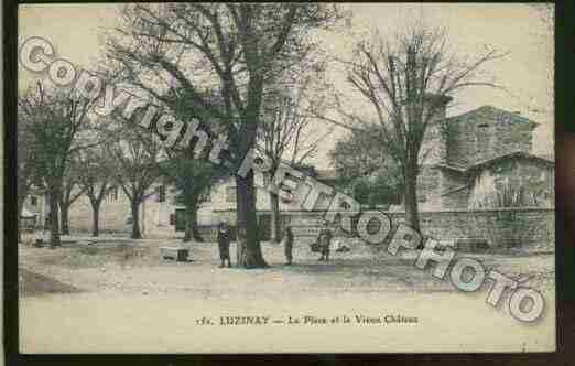 Ville de LUZINAY Carte postale ancienne