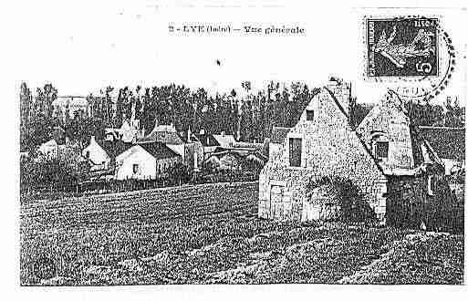 Ville de LYE Carte postale ancienne