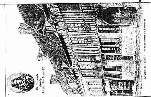 Ville de LYONSLAFORET Carte postale ancienne Ville de LYONSLAFORET Carte postale ancienne