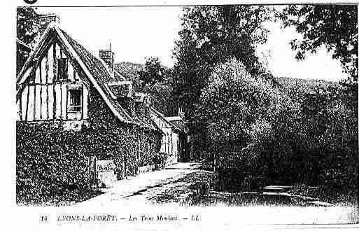 Ville de LYONSLAFORET Carte postale ancienne Ville de LYONSLAFORET Carte postale ancienne