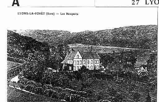 Ville de LYONSLAFORET Carte postale ancienne