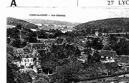 Ville de LYONSLAFORET Carte postale ancienne