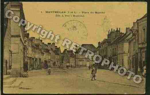 Ville de MANTHELAN Carte postale ancienne