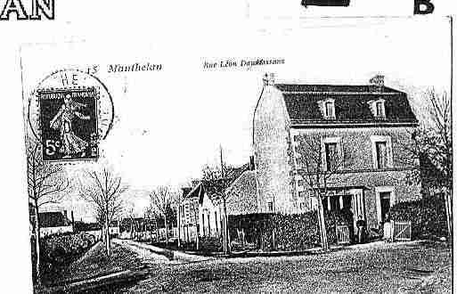 Ville de MANTHELAN Carte postale ancienne