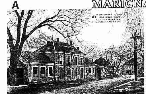 Ville de MARIGNAC Carte postale ancienne