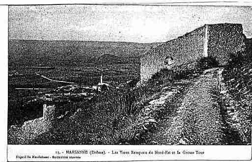 Ville de MARSANNE Carte postale ancienne