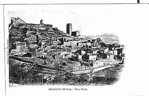 Ville de MARSANNE Carte postale ancienne
