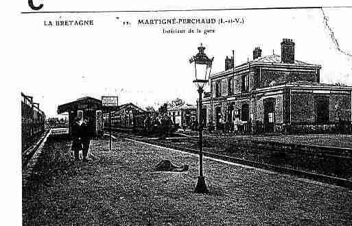 Ville de MARTIGNEFERCHAUD Carte postale ancienne