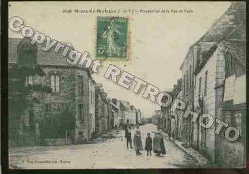 Ville de MAUREDEBRETAGNE Carte postale ancienne