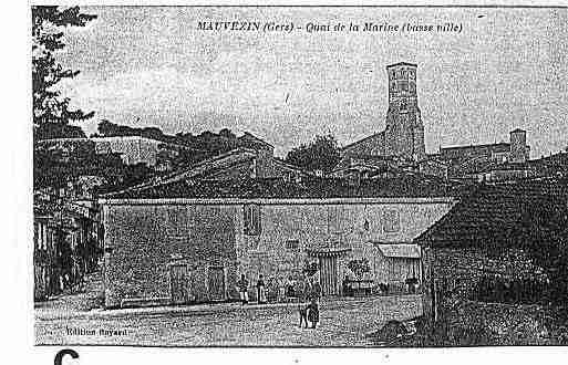 Ville de MAUVEZIN Carte postale ancienne