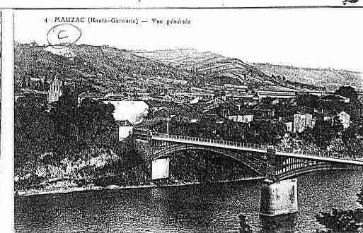 Ville de MAUZAC Carte postale ancienne