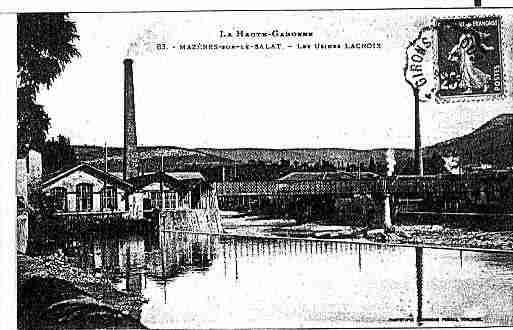 Ville de MAZERESSURSALAT Carte postale ancienne