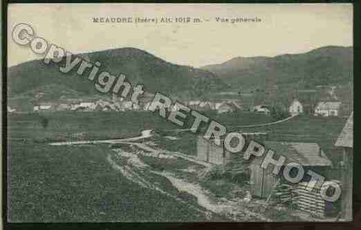 Ville de MEAUDRE Carte postale ancienne