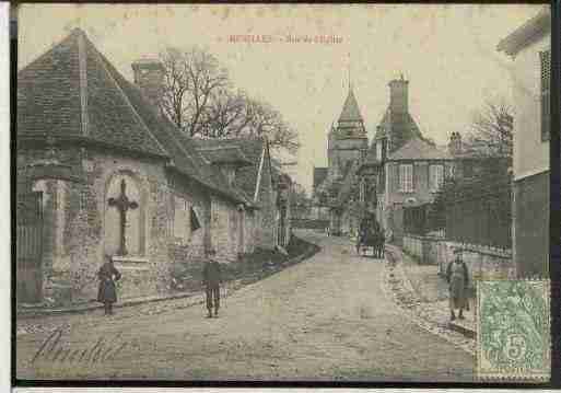 Ville de MENILLES Carte postale ancienne