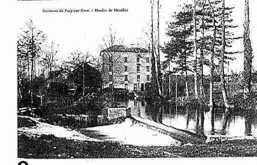 Ville de MENILLES Carte postale ancienne