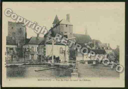 Ville de MENNETOUSURCHER Carte postale ancienne