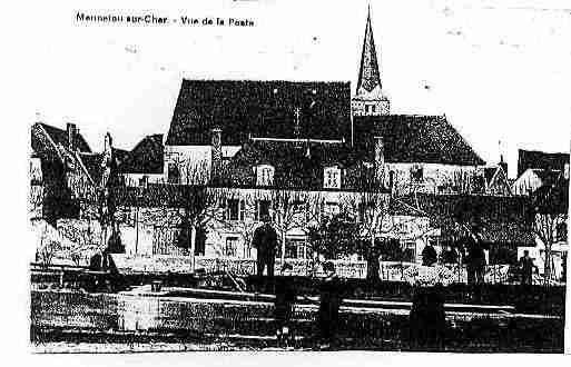 Ville de MENNETOUSURCHER Carte postale ancienne