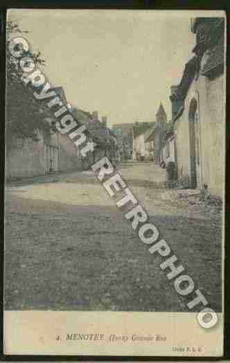 Ville de MENOTEY Carte postale ancienne Ville de MENOTEY Carte postale ancienne