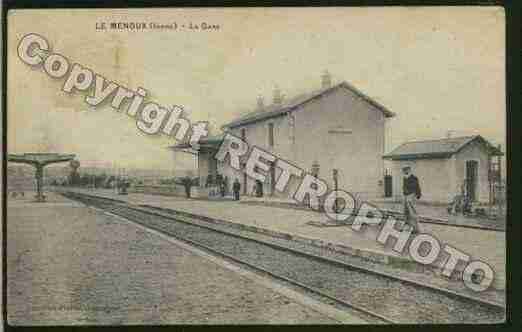 Ville de MENOUX(LE) Carte postale ancienne