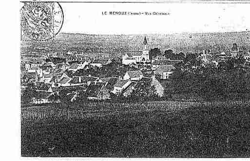 Ville de MENOUX(LE) Carte postale ancienne