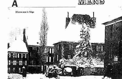 Ville de MENS Carte postale ancienne