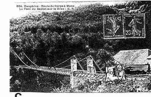 Ville de MENS Carte postale ancienne
