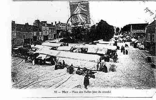 Ville de MER Carte postale ancienne