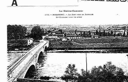 Ville de MIRAMONTDECOMMINGES Carte postale ancienne