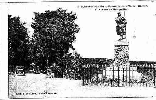 Ville de MIREVAL Carte postale ancienne Ville de MIREVAL Carte postale ancienne