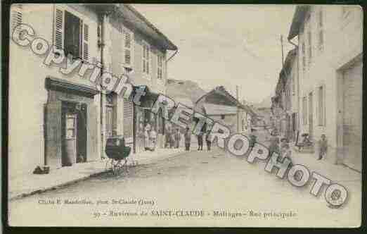 Ville de MOLINGES Carte postale ancienne