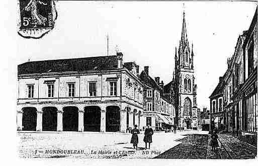 Ville de MONDOUBLEAU Carte postale ancienne