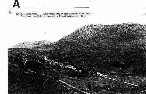 Ville de MONESTIERDECLERMONT Carte postale ancienne