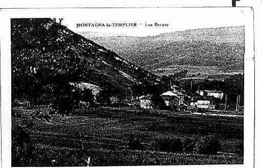 Ville de MONTAGNALETEMPLIER Carte postale ancienne